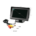 thumbnail image 4 of DC 9V-24V 4.3 Inch Car Rearview Monitor Kit TFT LCD Car Rear View Camera Reversing Parking System Monitor Without Camera, 4 of 6