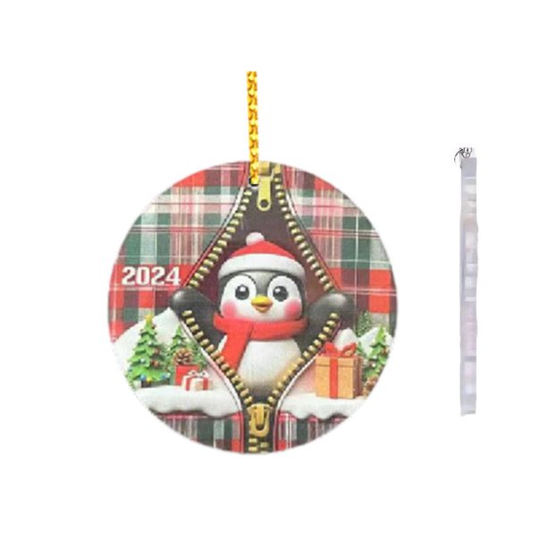 LUVCLS Decoración del árbol de Navidad del Festival de Año Nuevo de Papá Noel 2D Regalo de Navidad\