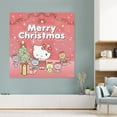 thumbnail image 5 of Hello Kitty Christmas Canvas Wall Art Cartoon Wall Decor | HD Printed & Wooden framed wall art | Modern Wall Decor for Gift | Kids Room Decor | Made in USA 24x24Inch, 5 of 5