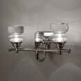 thumbnail image 2 of WAC Lighting Rondelle 2-Light LED 3000K Aluminum Bathroom Vanity Light in Nickel, 2 of 3