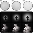 thumbnail image 2 of Difusor suave reflector estándar de 18 cm con rejilla de panal de 20/40/60 grados para proyector de montaje fotográfico con luz estroboscópica de flash de estudio JM, 2 of 5