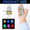 thumbnail image 4 of LED Underwater Fishing Lures，LED Lighted Bait Flasher，Deep Drop Fishing Lures，Fish Eye Attractive Light Bait Lure Lamp 5PCS, 4 of 7