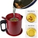 thumbnail image 3 of Contenedor de grasa de tocino con colador, recipiente de almacenamiento de aceite de acero inoxidable de 1,7 l, lata de grasa de tocino para cocina, aceite para freír Adepaton  WMPH-564-3, 3 of 5