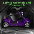 thumbnail image 5 of Arshin Improve 4 Wheel Mobility Scooter for Seniors,Foldable Powered Mobile Wheelchair for Adult 300lbs,Purple, 5 of 14