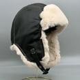 thumbnail image 7 of TELOLY Warm hat Warm Ear Caps Plush Windproof Thicken Unisex Earflaps Heat Retention Soft Washable Furry Cap for Skiing Brown, 7 of 7