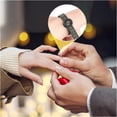 thumbnail image 5 of 3Pcs Ring Sizer, Sizer Measuring Tool, Reusable Finger Size Tape with Magnified Glass, Clear and Accurate Jewelry Sizing Tool 1-17 USA Rings, 5 of 5
