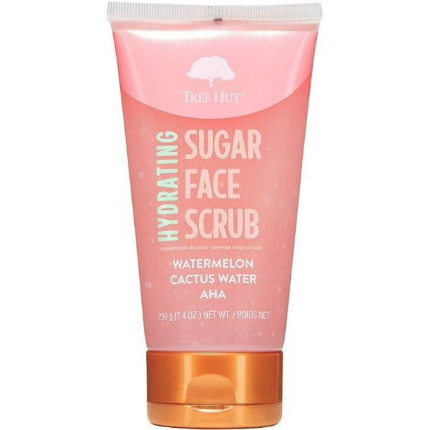 Tree Hut Hydrating Watermelon & Cactus Sugar Face Scrub 7.4 oz