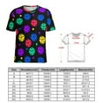 thumbnail image 7 of Ball Print T-Shirts Colorful Pickleball Casual Oversized T-Shirt Short Sleeve Female Cute Tee Shirt Summer Custom Clothe, 7 of 7