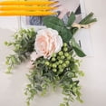 thumbnail image 6 of SLYNSHome Artificial Flowers for Vases Decor Fake Silk Rose Arrangements Wedding Bride Bouquets Floral Table Centerpieces (Beige), 6 of 9