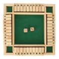 YanMaoYi Shut The Box Dice Game Prevent Senile Dementia Game Props Leisure Board Dice Game