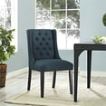 thumbnail image 2 of Modway Baronet 19.5" Button Tufted Polyester Fabric Dining Chair in Azure Blue, 2 of 4