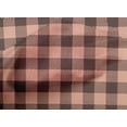 thumbnail image 4 of oneOone Cotton Cambric Peach Fabric Gingham Check Craft Projects Decor Fabric Printed By The Yard 56 Inch Wide, 4 of 4