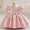 Light Pink, variant on RTKFRFLM Girls 1st Birthday Gown Flower Girl Wedding Dress Toddler Elegant Princess Tutu Gown for Formal Party High-End Baptism Christening Outfits for Babies and Kids