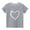 Gray, variant on MeetoTime 3-10Years Kids Valentine's Day Print Short Sleeve Top Solid Color Round Neck Cotton T-shirt for Toddler Boys Girls