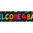 thumbnail image 3 of Colorful Welcome Back Banner with School Elements Background Backdrop Party Decorations for Classroom Opening Ceremony School Event Student Gathering Photo Booth Props, 3 of 7