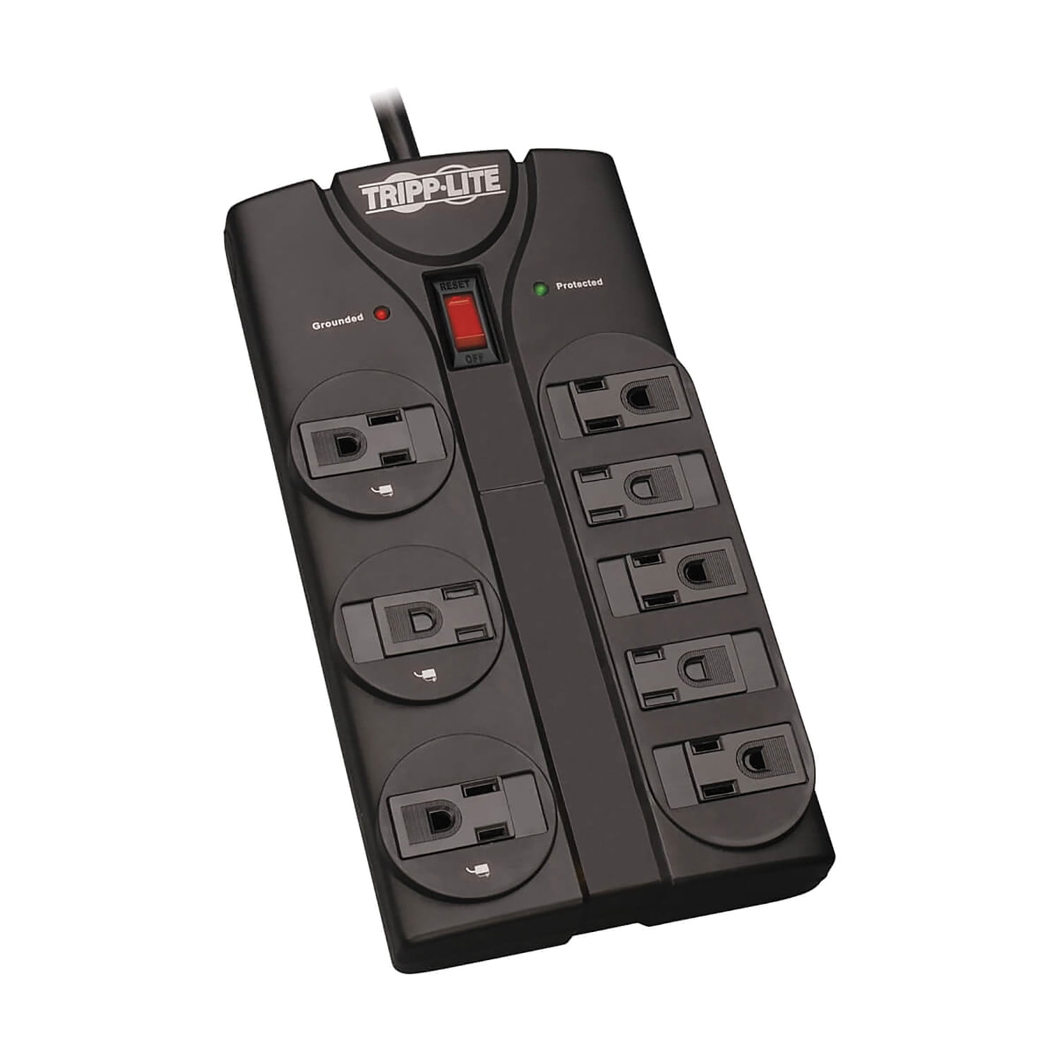 Protect It! 1,440-Joules Surge Protector, 8 Outlets, 8-Ft. Cord, TLP808BPT