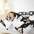 thumbnail image 4 of Castle Fairy Halloween Skull 7-Piece Twin Bedding Sets for Children,Bow Ghost Bedding Comforter Set,Gothic Style Breathable Sheet Sets,Super Cozy Room Decor, 4 of 8
