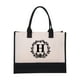 thumbnail image 1 of Women's Cotton Canvas Tote Bag Personalized Beach Shoulder Bag for Shopping and Travel, 1 of 7