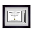 Personalized Diploma Frame with Tassel and Double Matting for 17" x 14