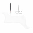thumbnail image 1 of Beard Shaping Tool Set, Transparent Fine Accurate Beard Styling Tools  For Men For Home, 1 of 8