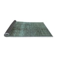 thumbnail image 2 of Ahgly Company Indoor Rectangle Solid Light Blue Modern Area Rugs, 8' x 12', 2 of 4