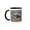 Black/White, variant on 3drose, Rocky Mountain Goats Nearing Mount Evans Wilderness Area, Colorado, 11oz Mug