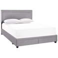 thumbnail image 1 of HomeFare Lit de Rangement Grand en Tissu Gris Glacier, 1 of 8