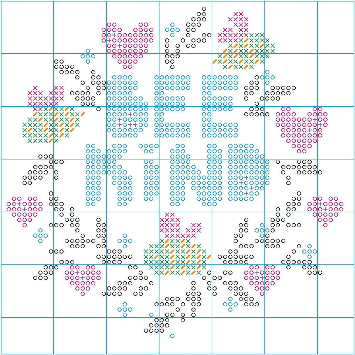 DIAMOND DOTZ® Bee Kind Special Edition No-Count Cross Stitch Kit - 5" Round