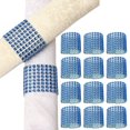 thumbnail image 1 of PENGXIANG 50Pcs Serviette Boucle Brillant Strass Serviette Anneau de Fixation Réutilisable Porte-Serviette pour les Mariages Parties Décor à la Maison, 1 of 10