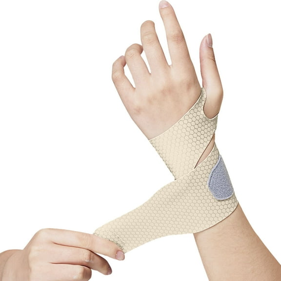 AQYK Wrist Brace Sport Slim Wrist Wrap Adjustable Soft Breathable Adjustable Carpal Tunnel Relief Light Support Compression Wrist Support Right Left Hand Workout Wrist Cushion