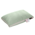 thumbnail image 2 of Hotel-Grade Bed Pillow Core | Soft & Supportive for Back, Side, Stomach Sleepers | 1pc | Eco-Friendly Fabric | Plush Comfort | Gray/White/Green | 48x74cm | 800g | Breathable Durable Design, 2 of 7