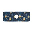 thumbnail image 7 of Yayeee Faucet Mat for Kitchen Sink 14.7" Diatomite Long Splash Guard Pad, Blue Fireflies Pattern, 7 of 7