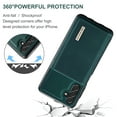 thumbnail image 3 of ELEHOLD 2-in-1 Detachable Wallet Case for Samsung Galaxy A53 5G Premium Leather Case Soft TPU Bumper Magnetic Removable Card Holders Kickstand Function Shockproof Case,green, 3 of 8