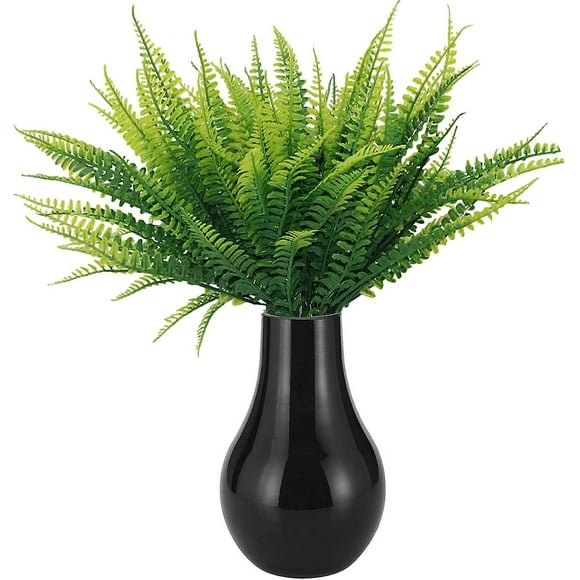 Artificial Grass Plants, Greenery Shrub Bushes Pla Stic, Uv Resistant Plants Plas Tic Wheat Grass For Indoor Outdoor Home Garden Decoration