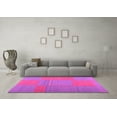 thumbnail image 3 of Ahgly Company Indoor Round Abstract Pink Contemporary Area Rugs, 8' Round, 3 of 4