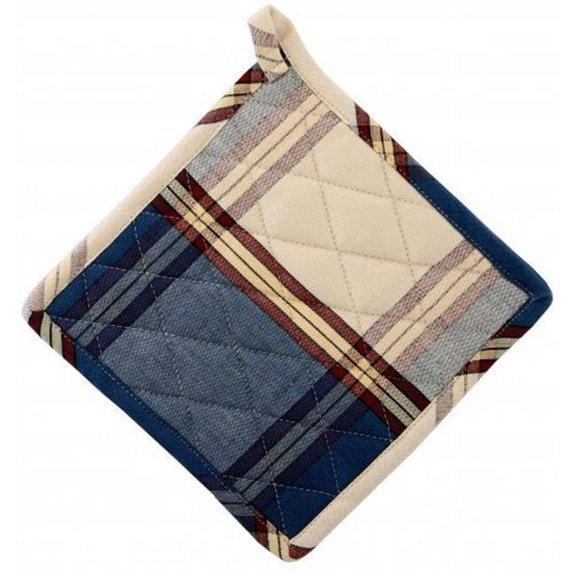 Mr. MJs Trading AG-40737S-2 Pot Holders, Sherwood Navy - Set of 2