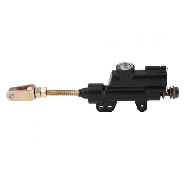 Universal bomba de freno trasera moto, bomba de hidráulico de frenos para Moto (Negro) Ecomeon no
