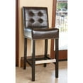thumbnail image 2 of Devon and Claire Empire Bonded Leather Bar Stool, Multiple Colors, 2 of 4