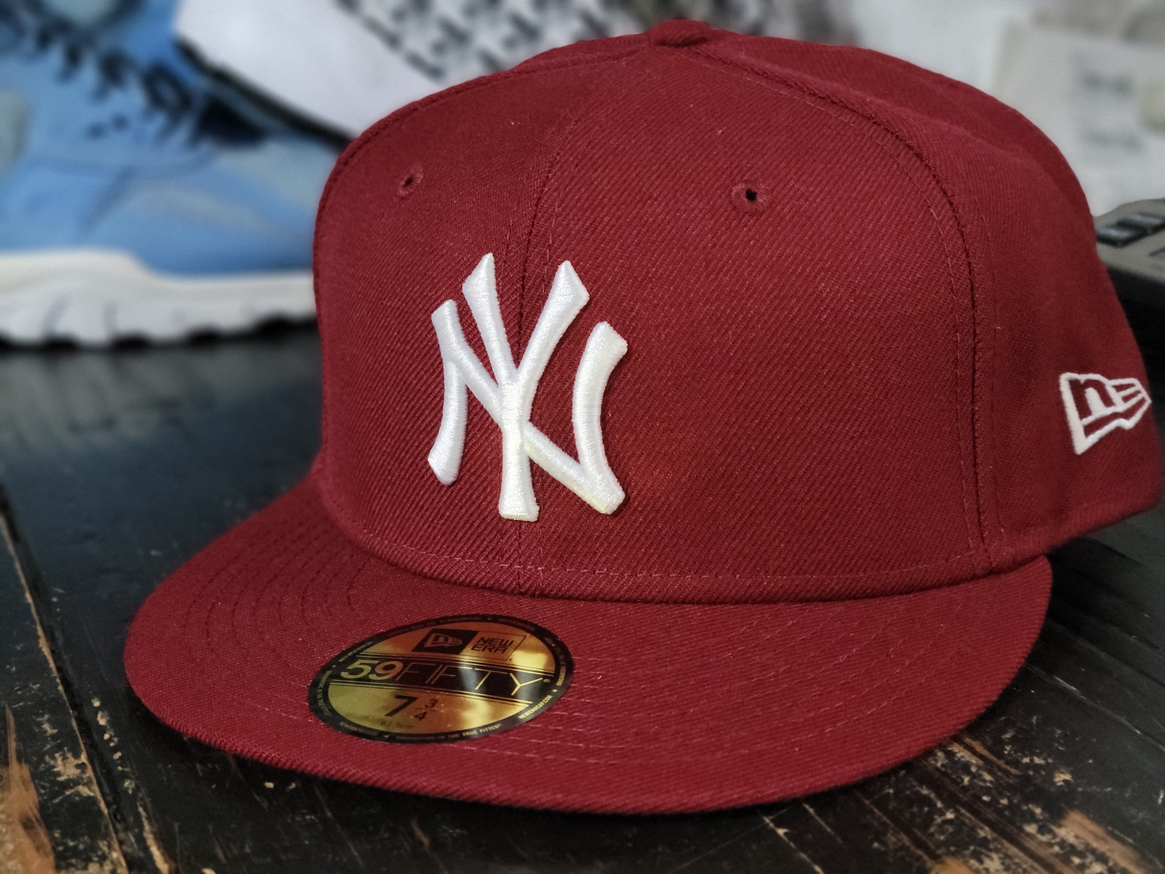 Maroon Fitted Hat (wor)