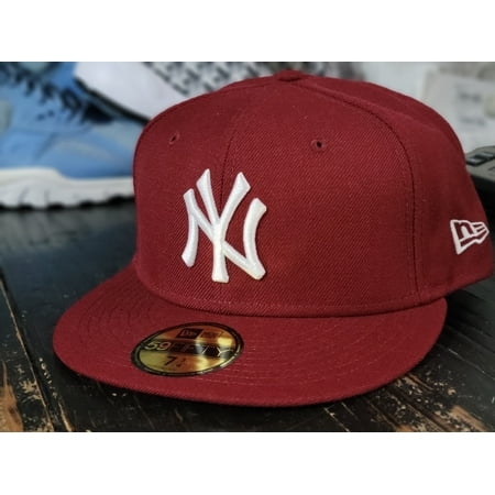 

New Era 1999 World Series Yankees Maroon Red/Yellow Under-Brim Fitted Hat