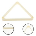 thumbnail image 1 of KONTONTY Billiard Players 1Pack Beige Abs Triangle Frame For Organizing Pool Balls, 1 of 8