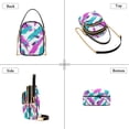 thumbnail image 3 of FORMRS Crossbody Bag for Women Quilted Travel Shoulder Cell Phone Purse with Chain Strap Handbag, Abstract Drawing, 3 of 7