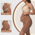thumbnail image 3 of INNERSY Women's Maternity Shapewear for Dress High Waisted Pregnancy Shorts Anti Chafing(XL,Coffee), 3 of 9