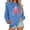Blue-Christmas Shirts, variant on Jsaierl Christmas Fleece Sweatshirts for Women Plus Size Xmas Graphic Sweatshirt Oversized Pullover Sweater Tops Crewneck Tunic Long Sleeve Shirts Christmas Costume