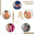thumbnail image 4 of Wooden Massage Roller Tools, Therapy Massage Stick, Massage Rope, Relaxing Kit for Back, Neck, Shoulders, Legs, Waist, Ease Muscle Pain, 4 of 6