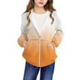 thumbnail image 5 of Ashirexll Kids Fleece Jacket for 4-12 Years Long Sleeve Zipper Casual Sportswear Fall Winter Hooded Coats Tops, 5 of 7