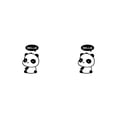 thumbnail image 3 of ZheElen Easy To Wall Decals Wide Application In Any Setting Decoration Effect Light Switch Stickers Dark Wall Stickers 006 2Set, 3 of 6