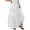 White, variant on a.Jesdani Women Plus size Long Maxi Skirts Elastic High Waist A Line Ruffle Swing Beach Maxi Skirt L-4x