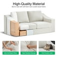 thumbnail image 6 of JULY'S SONG 83" Modern Sofa, Oversize Couches for Living Room with Deep Seat, 3 Seater Linen Loveseat for Bedroom, Big Comfy Love Seat for Apartment, Ivory, 6 of 8