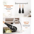 thumbnail image 7 of Cooking Spoon for Nonstick Cookwares, Great for Cooking and Serving Sturdy Matte Silicone, Wood Handle Spoon for Mixing, Scoop, and Scrape, 7 of 7